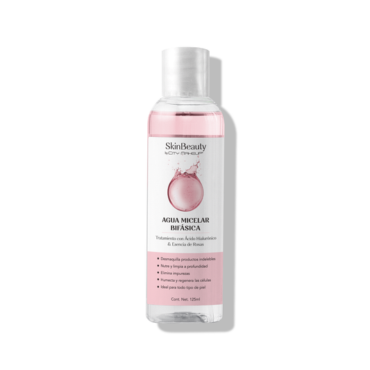 Agua Micelar Bifásica - Rosas